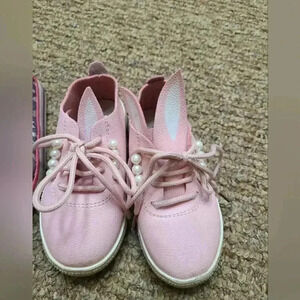 Bunny pink girls shoes